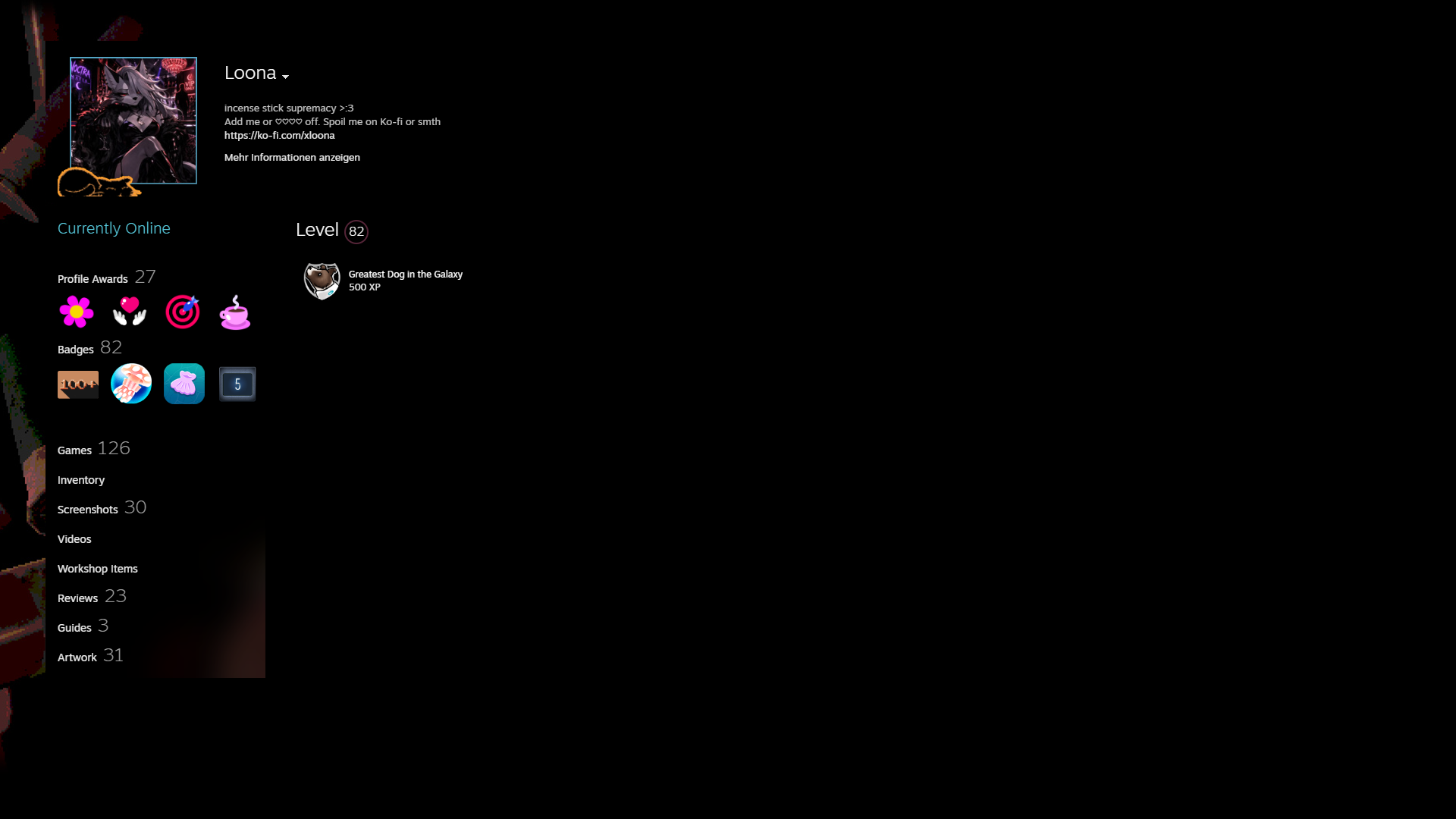 Steam Profile